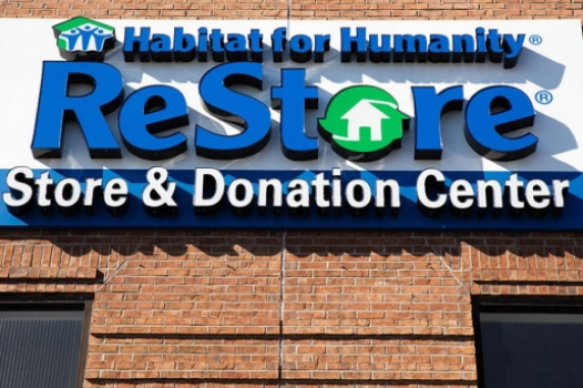 Habitat for Humanity ReStore storefront sign